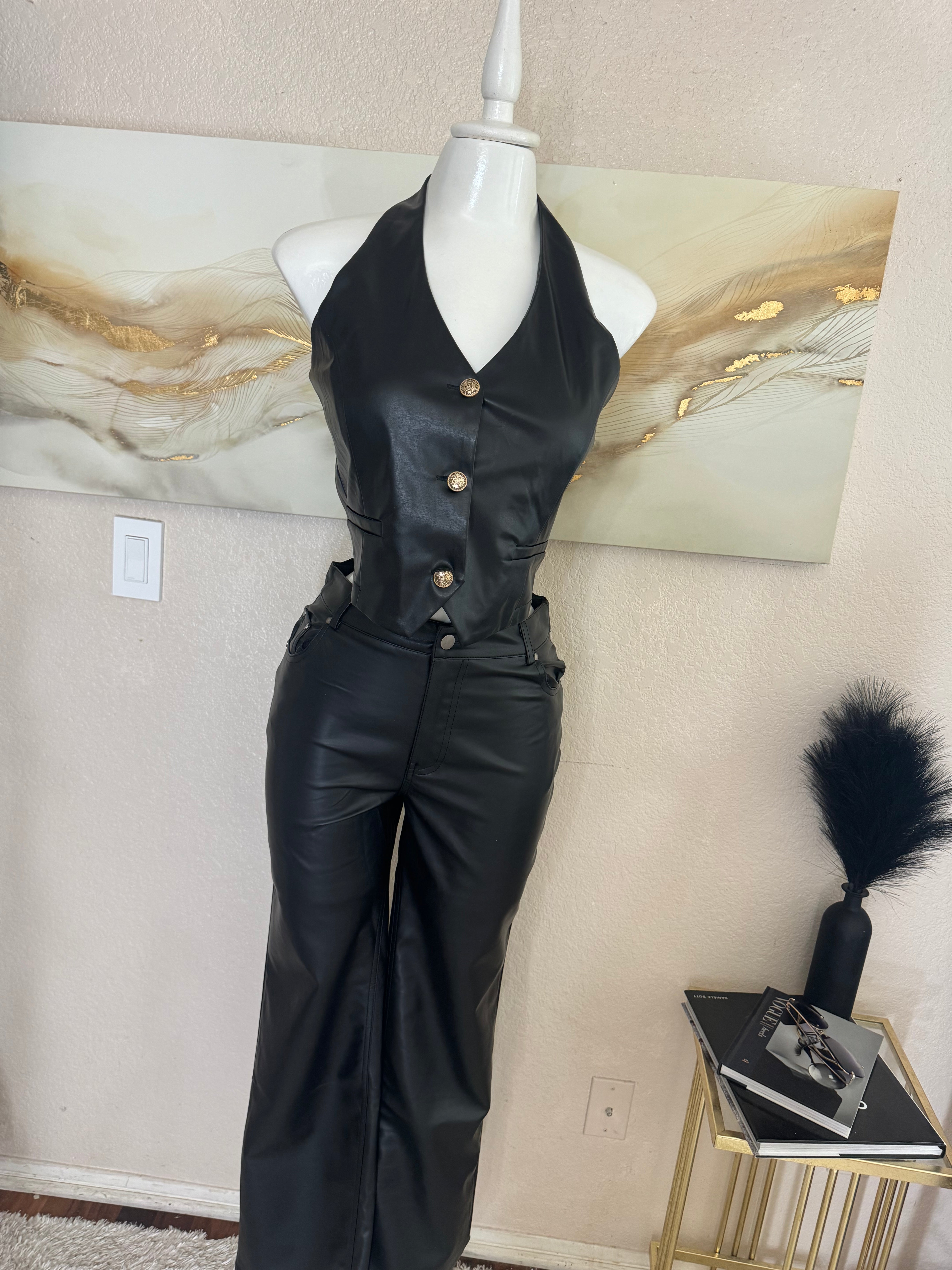 Anika Faux Leather Pants