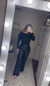 Faux Leather Pants